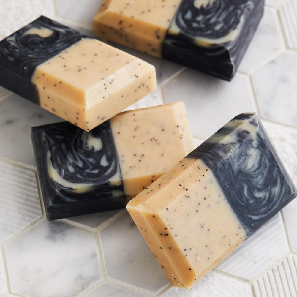 Poppy Seeds and Swirls Soap Project image number null